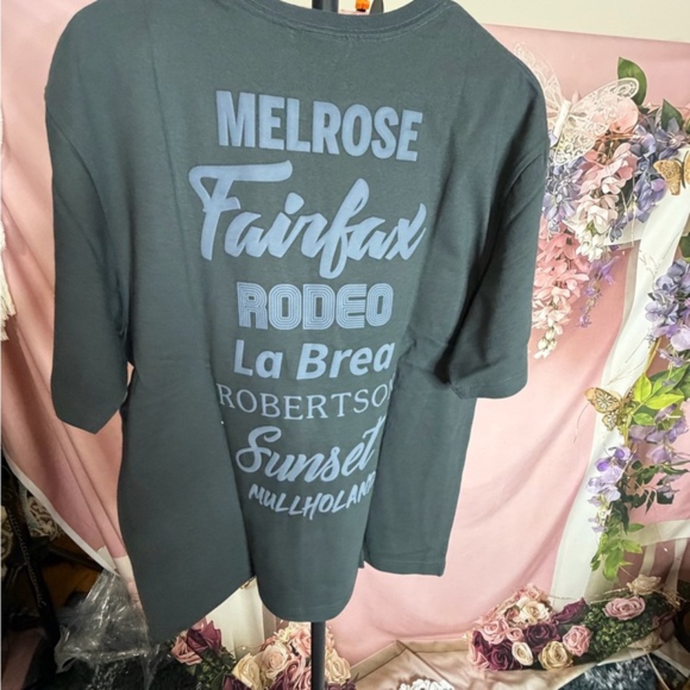 BOY LONDON Dark Gray (Charcoal) T-Shirt NWT Size Large